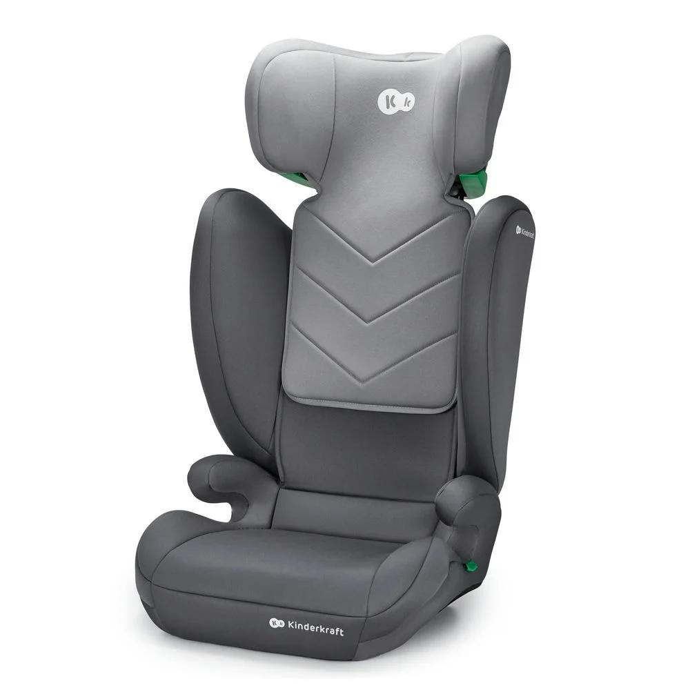 Kinderkraft i-Spark - дитяче автокрісло (від 3.5 до 12 років / 100 - 150 см) • Grey (KCISPA00GRY0000)