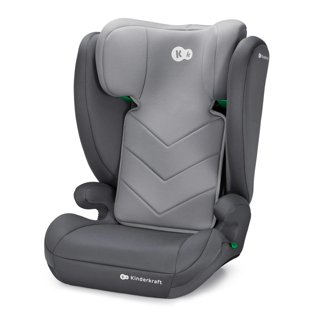 Kinderkraft i-Spark - дитяче автокрісло (від 3.5 до 12 років / 100 - 150 см) • Grey (KCISPA00GRY0000)