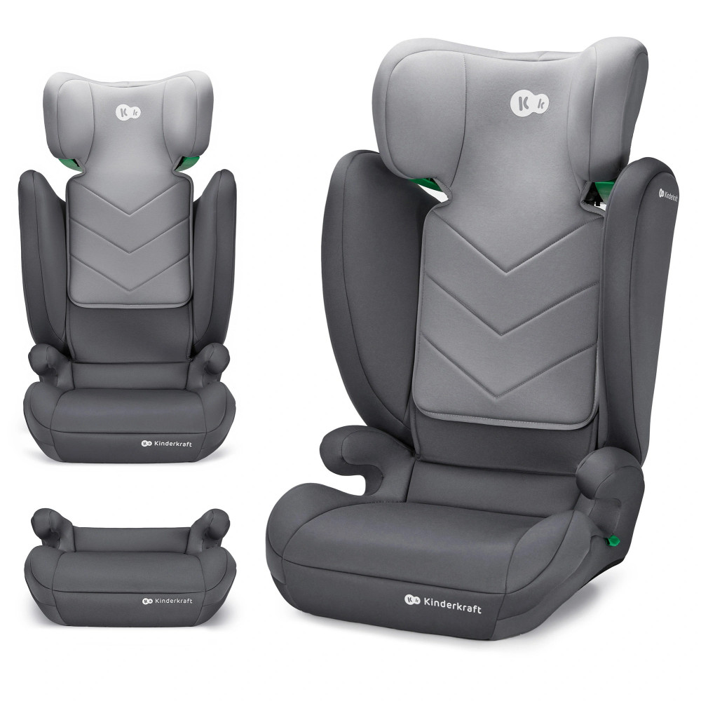 Kinderkraft i-Spark - дитяче автокрісло (від 3.5 до 12 років / 100 - 150 см) • Grey (KCISPA00GRY0000) Kinderkraft i-Spark - дитяче автокрісло (від 3.5 до 12 років / 100 - 150 см) • Grey (KCISPA00GRY0000)