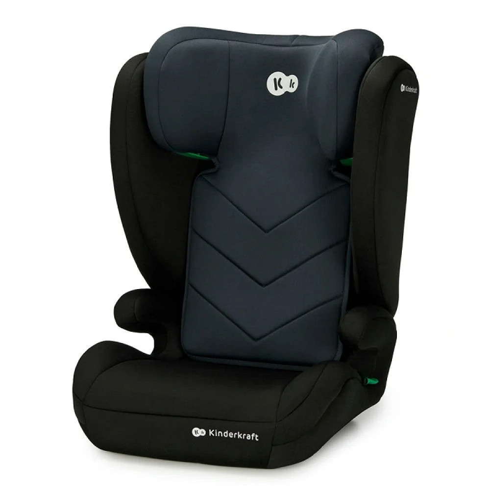 Kinderkraft i-Spark - дитяче автокрісло (від 3.5 до 12 років / 100 - 150 см) • Black (KCISPA00BLK0000)