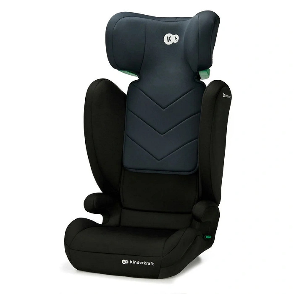 Kinderkraft i-Spark - дитяче автокрісло (від 3.5 до 12 років / 100 - 150 см) • Black (KCISPA00BLK0000)
