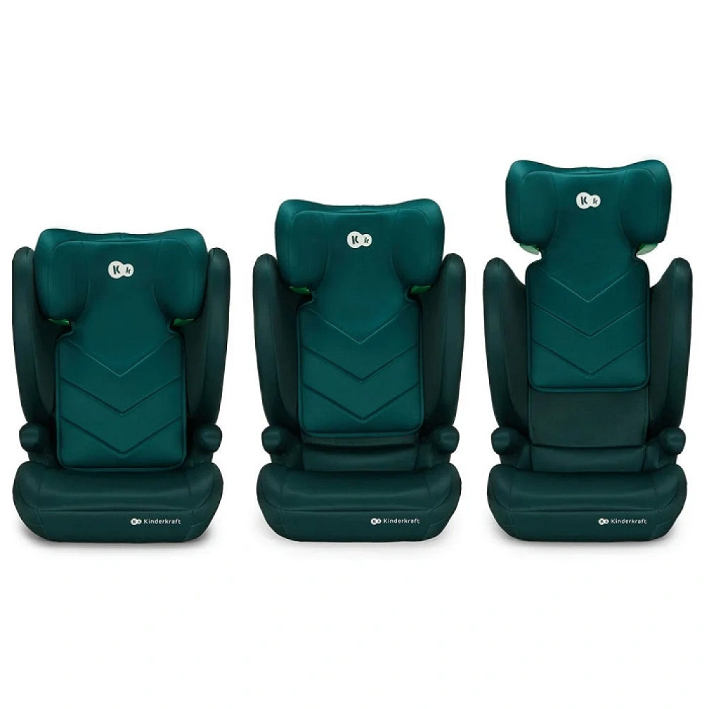 Kinderkraft i-Spark - дитяче автокрісло (від 3.5 до 12 років / 100 - 150 см) • Green (KCISPA00GRE0000)