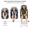 Kinderkraft Comfort Up i-Size - автокресло для детей (от 15 месяцев до 12 лет) • Happy Shapes (KCCOUP02HAP0000)