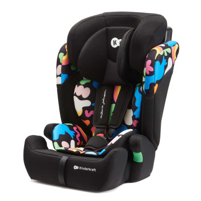 Kinderkraft Comfort Up i-Size - автокрісло для дітей (від 15 місяців до 12 років / 76 - 150 см) • Happy Shapes (KCCOUP02HAP0000)