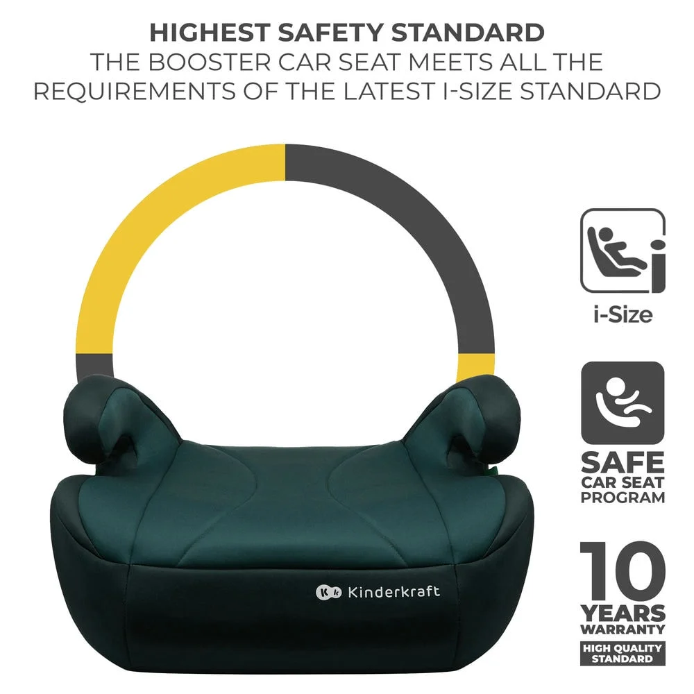 Kinderkraft i-Boost - автокрісло-бустер для дітей (135 - 150 см) • Green (KCIBOO00GRE0000) Kinderkraft i-Boost - автокрісло-бустер для дітей (135 - 150 см) • Green (KCIBOO00GRE0000)