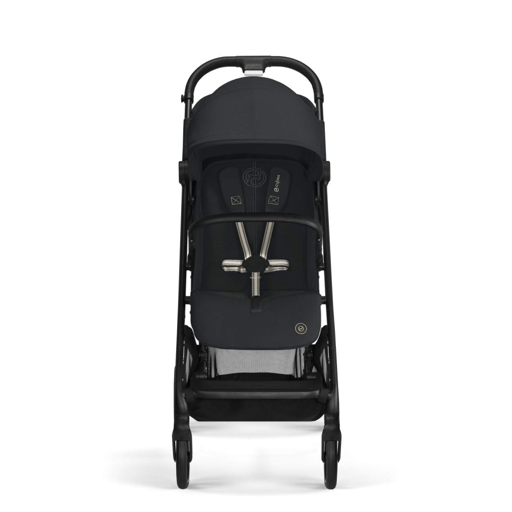Cybex Beezy - прогулочная коляска, компактное складывание, ремень с одним натяжением • Magic Black