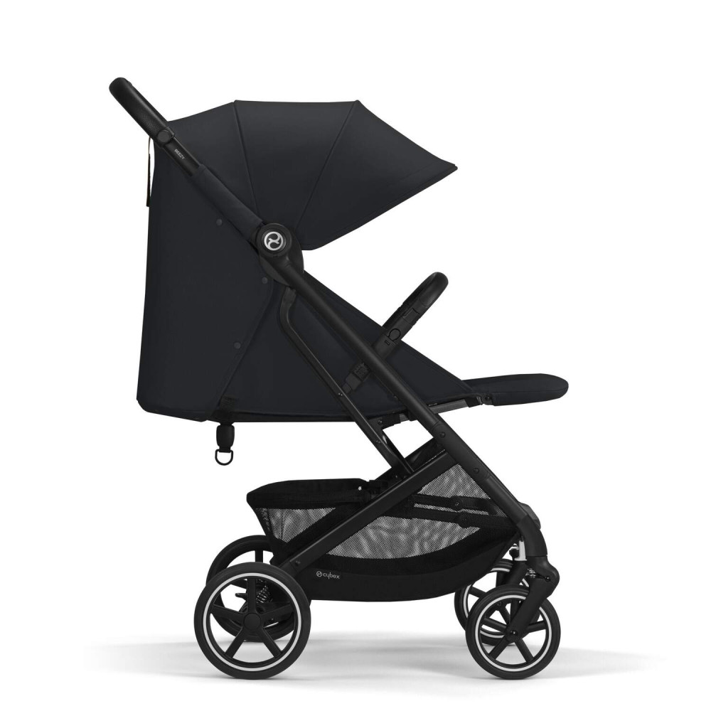 Cybex Beezy - прогулочная коляска, компактное складывание, ремень с одним натяжением • Magic Black