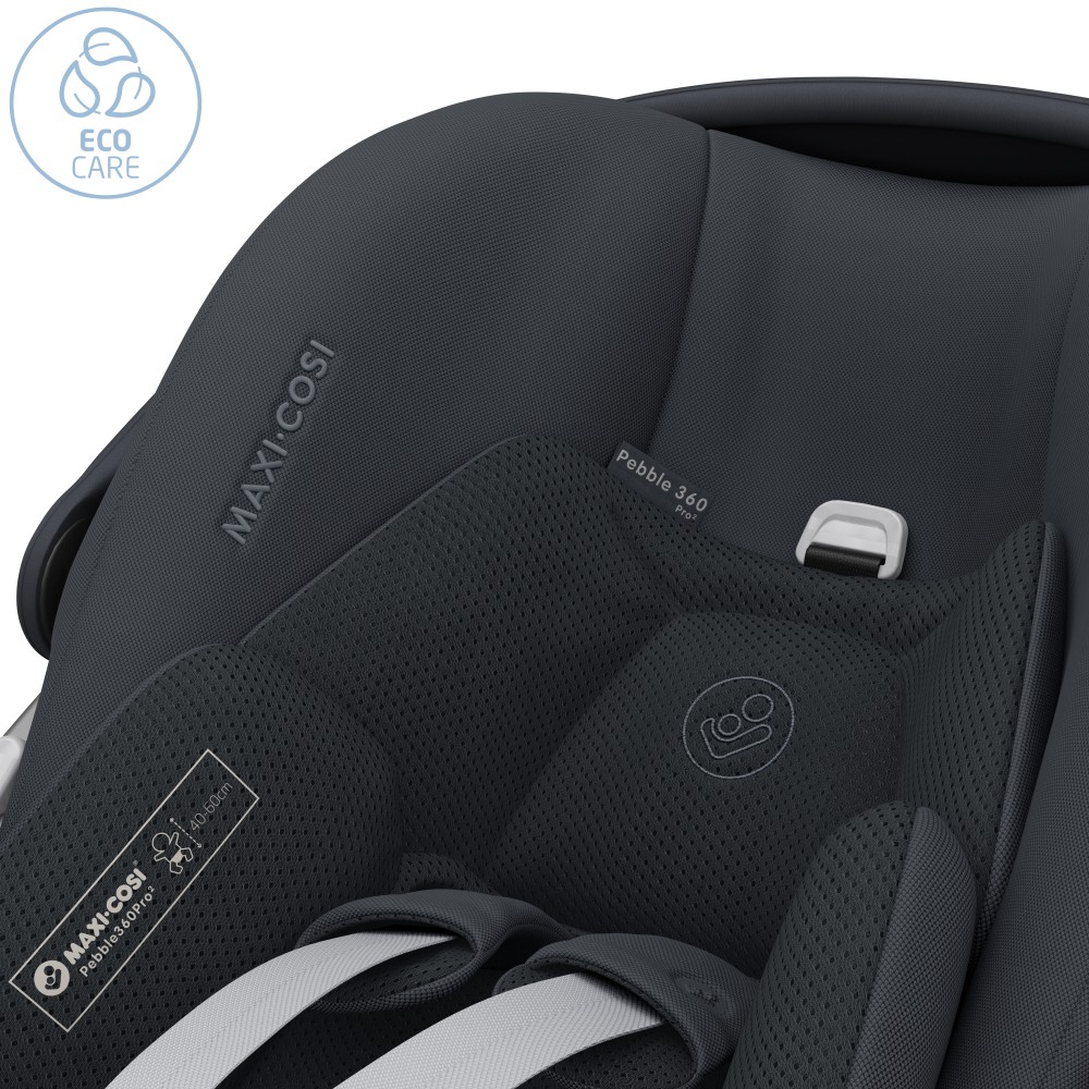 Maxi-Cosi Pebble 360 Pro² - автокрісло для новонароджених (автолюлька), розкладається до лежачого положення (від 0 до 18 місяців / 40 - 87 см) • Essential Graphite