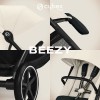 Cybex Beezy - прогулочная коляска, компактное складывание, ремень с одним натяжением • Canvas White