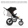 Kinderkraft Helsi - прогулочная коляска для бега и спорта, большие колеса • Deep Black (KSHELS00BLK0000)