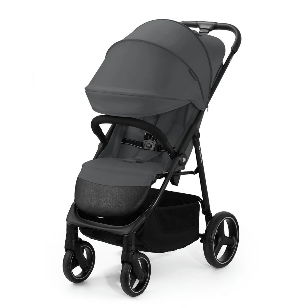 Kinderkraft Trig 3 - прогулянкова коляска з великими колесами • Granite Grey (KSTRIG03GRY0000)