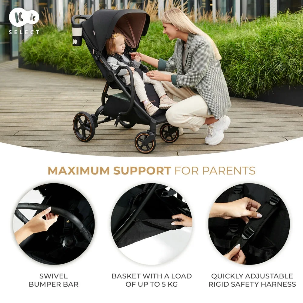 Kinderkraft Mitzy - прогулочная коляска с большими колесами, портативная Bluetooth-колонка iDance Cuty Sealion 10W в подарок • Ink Black (KSMITZ00BLK0000) Kinderkraft Mitzy - прогулочная коляска с большими колесами, портативная Bluetooth-колонка iDance Cuty Sealion 10W в подарок • Ink Black (KSMITZ00BLK0000)
