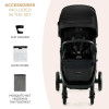 Kinderkraft Mitzy - прогулочная коляска с большими колесами, портативная Bluetooth-колонка iDance Cuty Sealion 10W в подарок • Ink Black (KSMITZ00BLK0000)