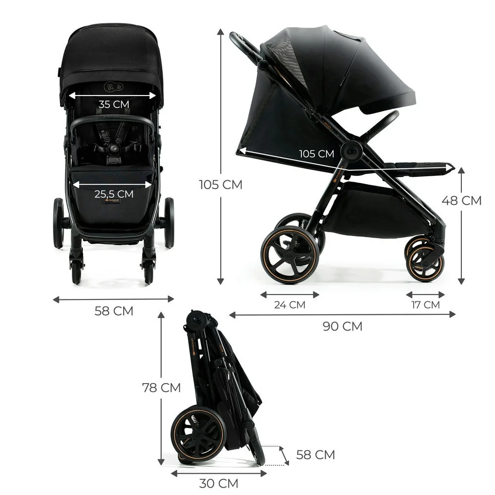 Kinderkraft Mitzy - прогулочная коляска с большими колесами, портативная Bluetooth-колонка iDance Cuty Sealion 10W в подарок • Ink Black (KSMITZ00BLK0000) Kinderkraft Mitzy - прогулочная коляска с большими колесами, портативная Bluetooth-колонка iDance Cuty Sealion 10W в подарок • Ink Black (KSMITZ00BLK0000)