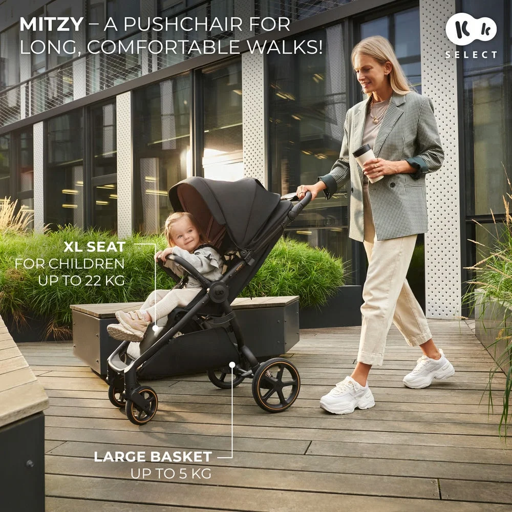 Купить прогулочную коляску с большими колесами Kinderkraft Mitzy в
