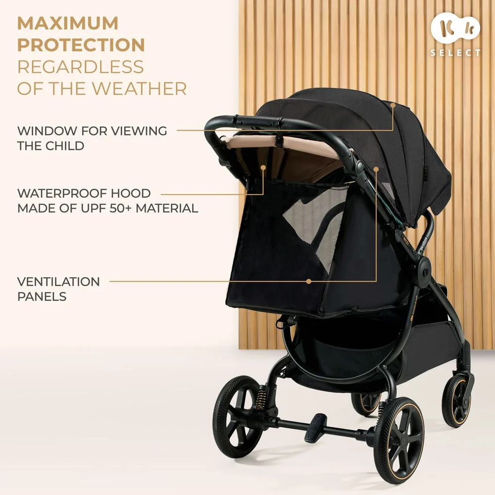 Kinderkraft Mitzy - прогулочная коляска с большими колесами, портативная Bluetooth-колонка iDance Cuty Sealion 10W в подарок • Ink Black (KSMITZ00BLK0000) Kinderkraft Mitzy - прогулочная коляска с большими колесами, портативная Bluetooth-колонка iDance Cuty Sealion 10W в подарок • Ink Black (KSMITZ00BLK0000)