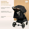 Kinderkraft Mitzy - прогулочная коляска с большими колесами, портативная Bluetooth-колонка iDance Cuty Sealion 10W в подарок • Ink Black (KSMITZ00BLK0000)