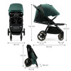 Kinderkraft Mitzy - прогулянкова коляска з великими колесами, портативна Bluetooth-колонка iDance Cuty Sealion 10W в подарунок • Jade Green (KSMITZ00GRE0000)