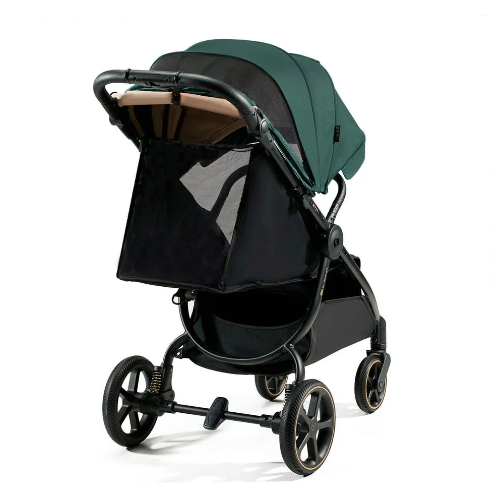 Kinderkraft Mitzy - прогулянкова коляска з великими колесами, портативна Bluetooth-колонка iDance Cuty Sealion 10W в подарунок • Jade Green (KSMITZ00GRE0000)
