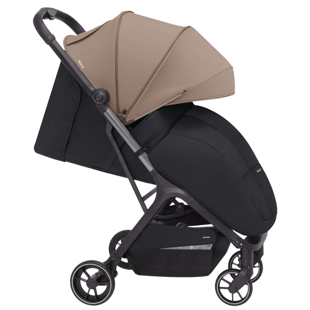 Carrello Nova 2024 CRL-5521 - современная прогулочная коляска с автоматическим складыванием, чехол на ножки с молнией • Sunrise Beige Carrello Nova 2024 CRL-5521 - современная прогулочная коляска с автоматическим складыванием, чехол на ножки с молнией • Sunrise Beige