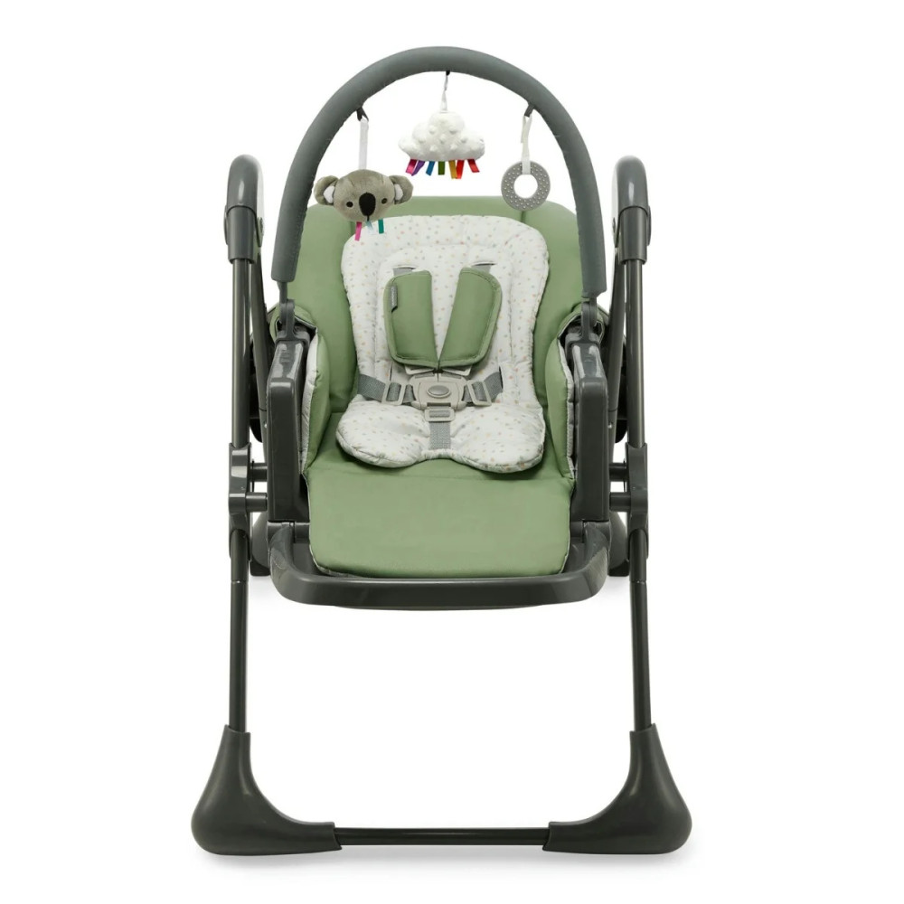 Kinderkraft Tummie - стільчик для годування 2 в 1 • Green (KHTUMM00GRE0000)
