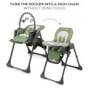 Kinderkraft Tummie - стільчик для годування 2 в 1 • Green (KHTUMM00GRE0000)