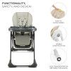 Kinderkraft Tummie - стульчик для кормления 2 в 1 • Grey (KHTUMM00GRY0000)