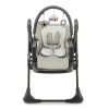 Kinderkraft Tummie - стульчик для кормления 2 в 1 • Grey (KHTUMM00GRY0000)