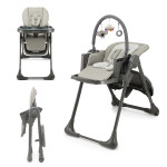 Kinderkraft Tummie - стульчик для кормления 2 в 1 • Grey (KHTUMM00GRY0000) Kinderkraft Tummie - стульчик для кормления 2 в 1 • Grey (KHTUMM00GRY0000)
