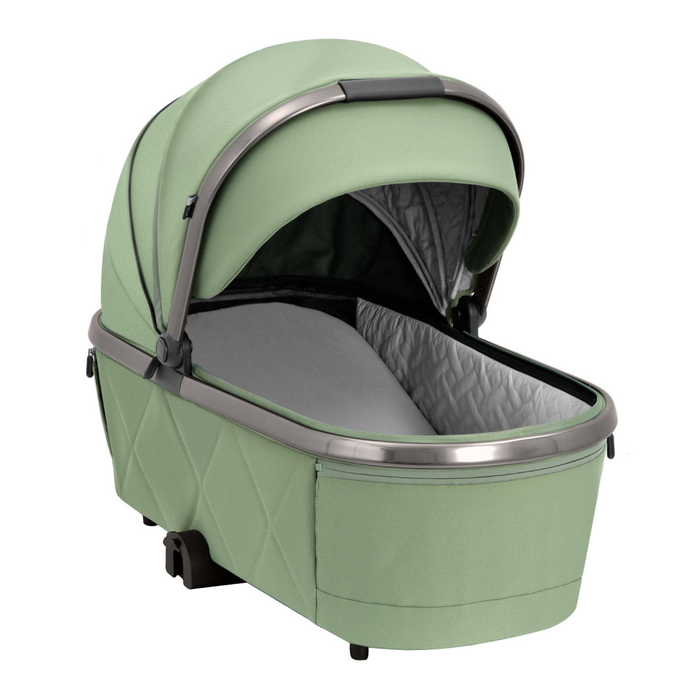 Carrello Omega CRL-6535/1 - детская коляска 3в1 с автокреслом для новорожденного (0-13 кг, 40-87 см) • Perfect Green