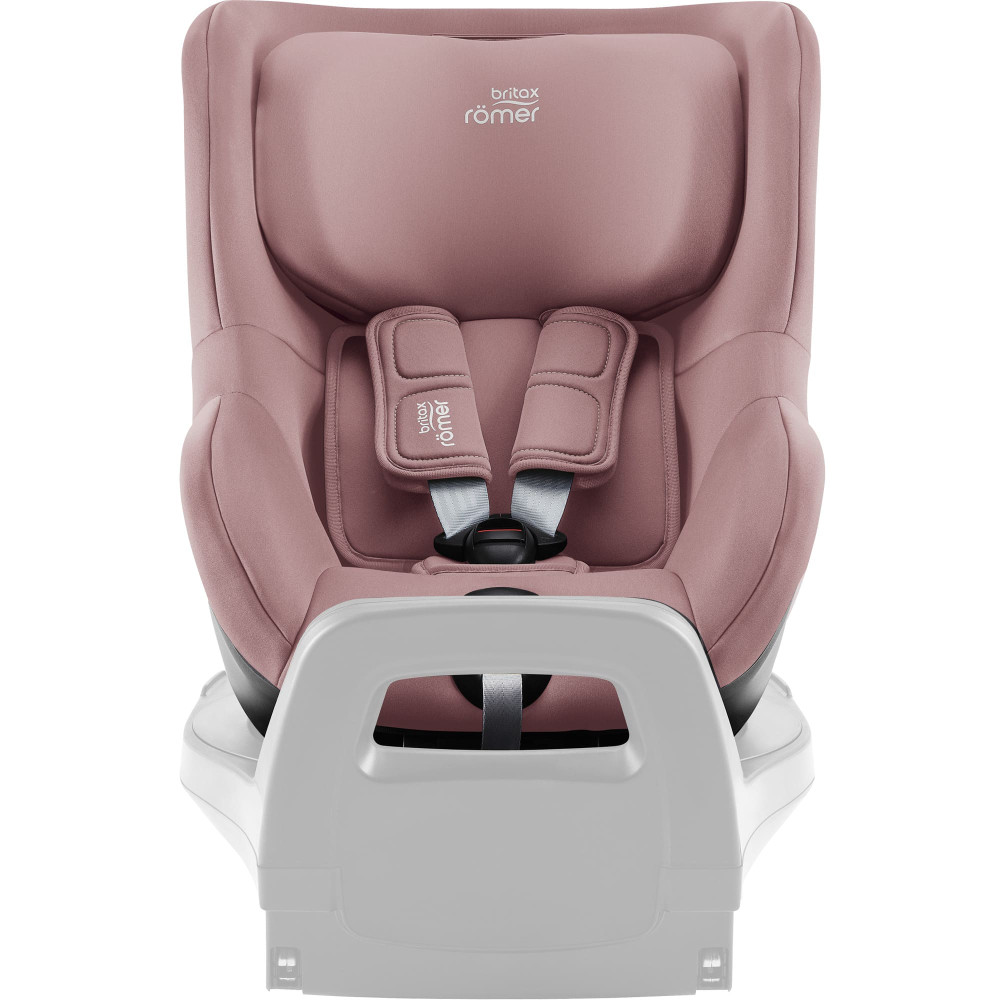 Britax Romer Dualfix 5Z - автокресло для детей (от 3 месяцев до 4 лет / 61 - 105 см) с функцией поворота на 360 градусов, для использования автокресла необходима совместимая база ISOFIX (можно купить отдельно) • Dusty Rose