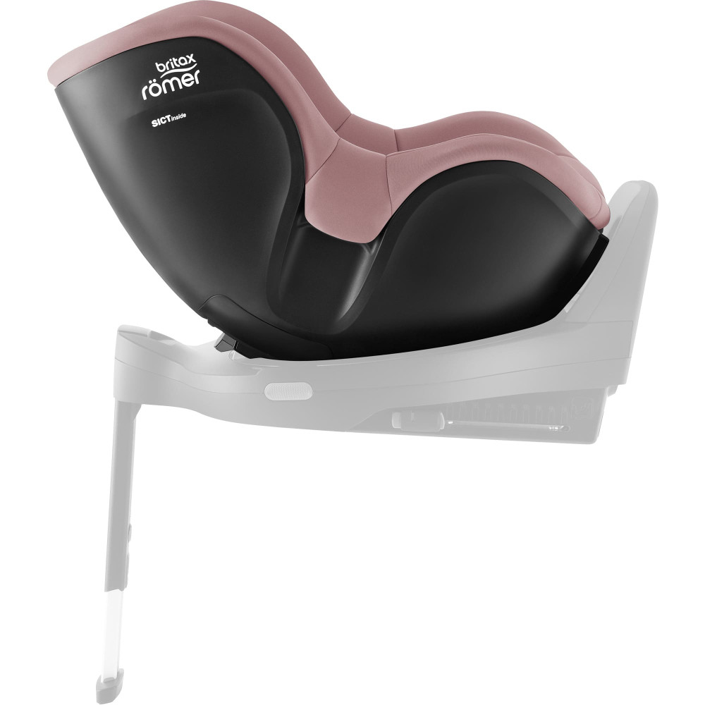Britax Romer Dualfix 5Z - автокресло для детей (от 3 месяцев до 4 лет / 61 - 105 см) с функцией поворота на 360 градусов, для использования автокресла необходима совместимая база ISOFIX (можно купить отдельно) • Dusty Rose