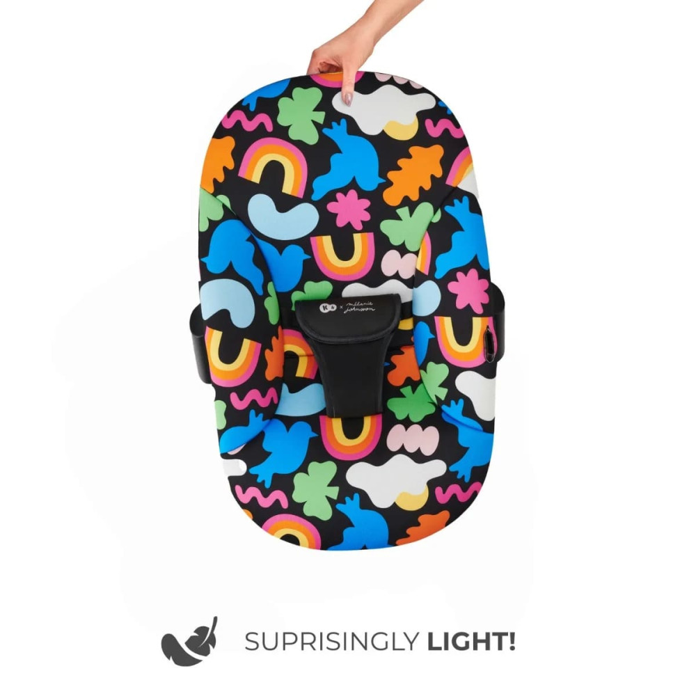 Kinderkraft Calmee - шезлонг-качалка • Happy Shapes (KBCALM00HAP0000)