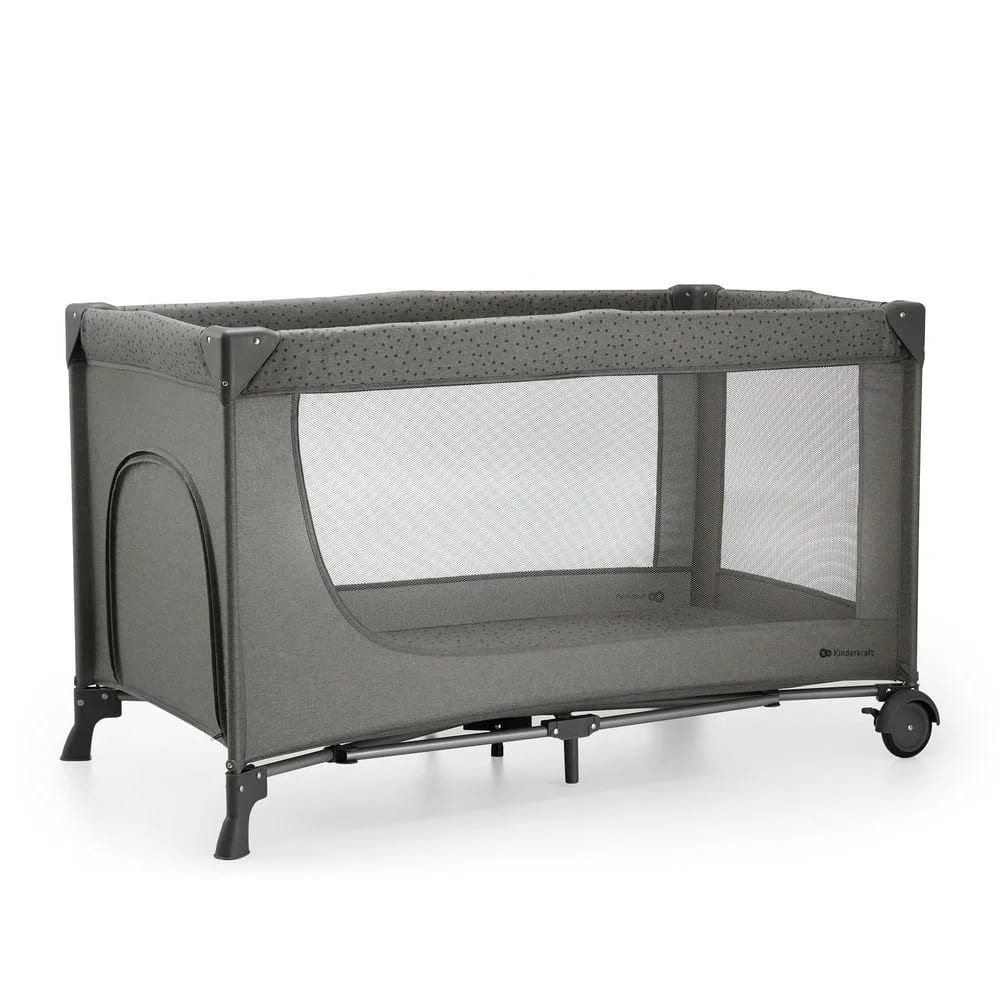 Kinderkraft Joy 2 - переносная кроватка-манеж • Dark Grey (KLJOY02DGR00000)