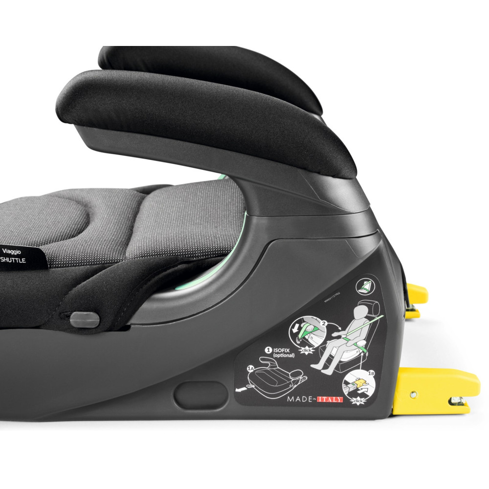 Peg Perego Viaggio Shuttle - автокресло-бустер i-Size для детей от 125 до 150 см • Crystal Black