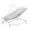 Kinderkraft Felio 2 - шезлонг-качалка с успокаивающими звуками, вибрацией и игрушками • Stone Grey (KBFELI20GRY0000)