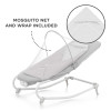 Kinderkraft Felio 2 - шезлонг-качалка с успокаивающими звуками, вибрацией и игрушками • Stone Grey (KBFELI20GRY0000)