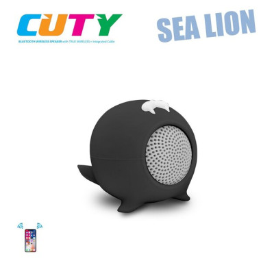 iDance Cuty Sealion - портативная Bluetooth-колонка 10 W • Black