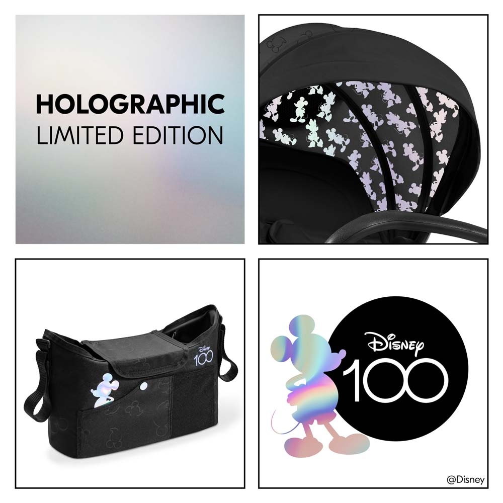 Hauck Travel N Care Disney - прогулочная коляска, легкая коляска, компактное складывание, в комплекте с органайзером • 100 Black Hauck Travel N Care Disney - прогулочная коляска, легкая коляска, компактное складывание, в комплекте с органайзером • 100 Black