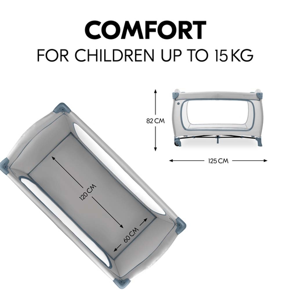 Дитячий манеж Hauck Sleep N Play Go Plus Dusty Blue (60089-4)