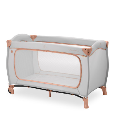 Hauck Sleep N Play Go Plus - детский манеж-кроватка на колесах • Dusty Cork