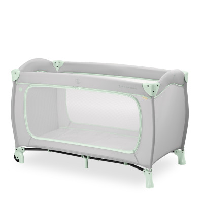 Hauck Sleep N Play Go Plus - детский манеж-кроватка на колесах • Dusty Mint