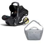 Doona i - автокресло-коляска для новорожденного i-Size (40 - 85 см / 1,8 - 13 кг), коляска для путешествий, использование в самолете • Nitro Black - BLACK FRIDAY - в подарок cумка Doona All-Day Bag 