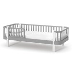 Veres Monaco | Верес Монако 190 - подростковая кровать (190x80 см), бук, антибактериальная краска с ионами серебра • Graphite White | Графитово-белый