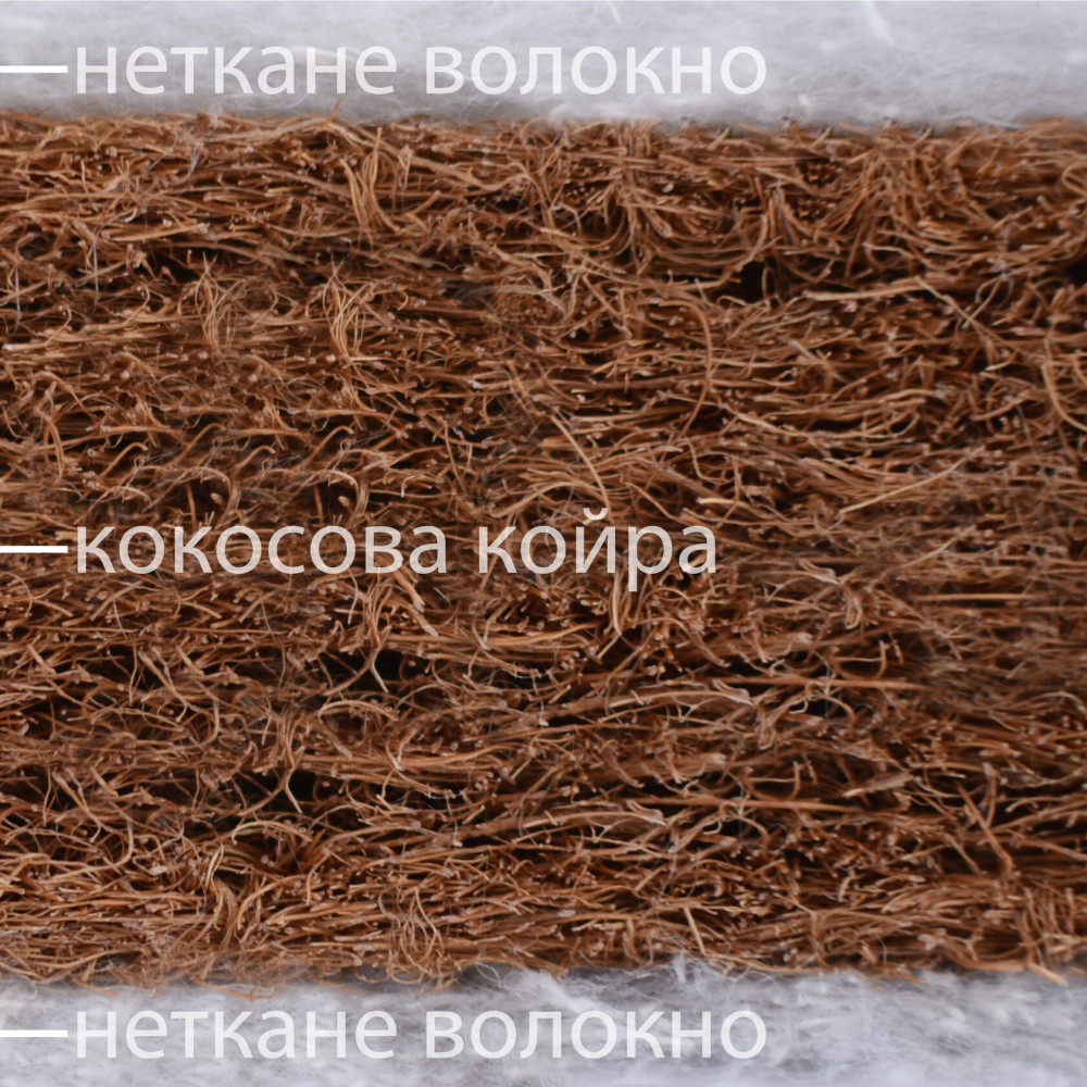 Baby Veres Coconut - матрац для ліжечка Veres Roma | Верес Рим (кокосова койра, бавовна) • 90х70х7 см Baby Veres Coconut - матрац для ліжечка Veres Roma | Верес Рим (кокосова койра, бавовна) • 90х70х7 см
