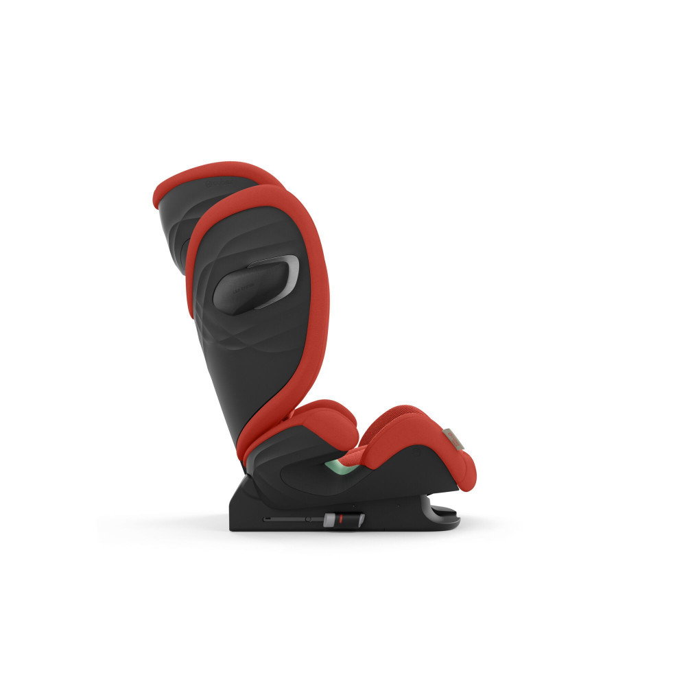 Cybex Solution G i-Fix - дитяче автокрісло (від 3 до 12 років / 100 - 150 см), з відкидним підголівником, покращеною вентиляцією та захистом від бокових ударів • Hibiscus Red (Plus)