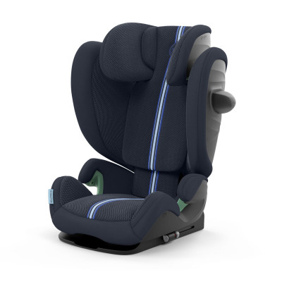 Cybex Solution G i-Fix - детское автокресло (от 3 до 12 лет / 100 - 150 см), с откидным подголовником, улучшенной вентиляцией и защитой от боковых ударов • Ocean Blue (Plus)