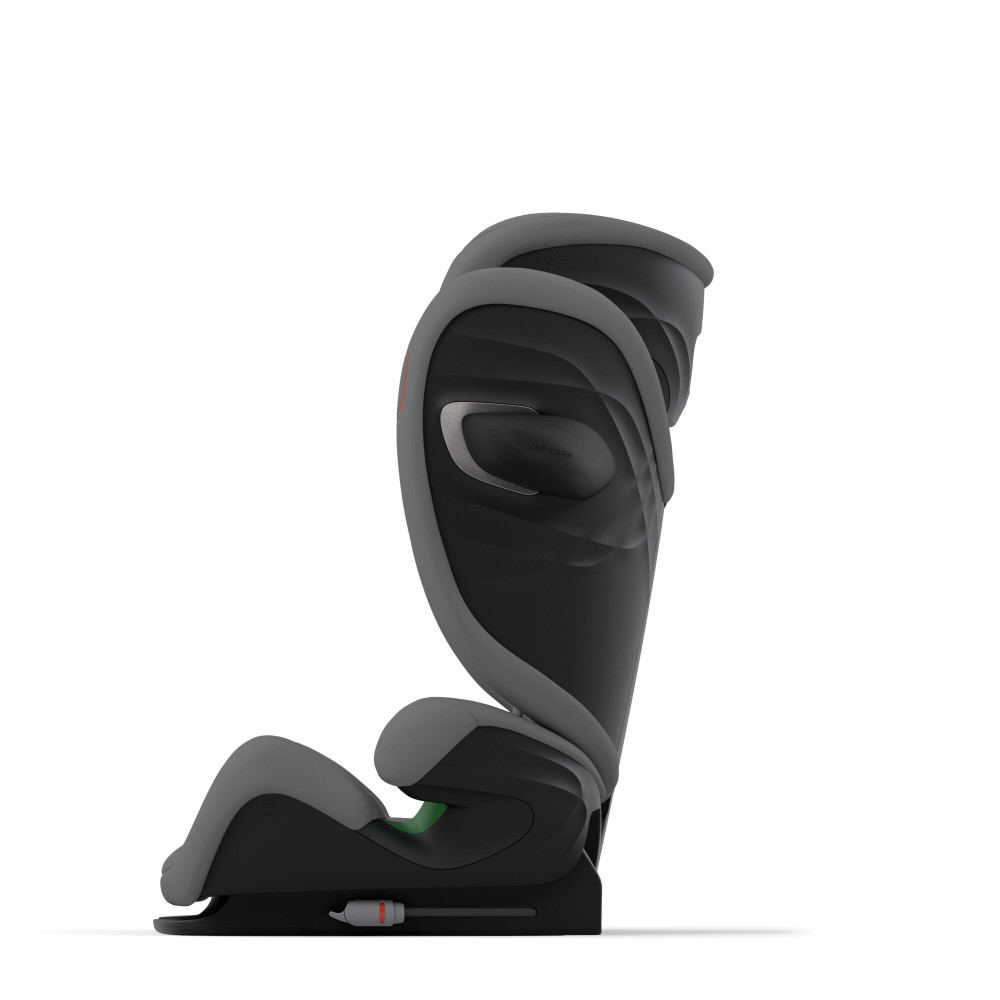 Cybex Solution G i-Fix - дитяче автокрісло (від 3 до 12 років / 100 - 150 см), з відкидним підголівником, покращеною вентиляцією та захистом від бокових ударів • Lava Grey (Comfort)