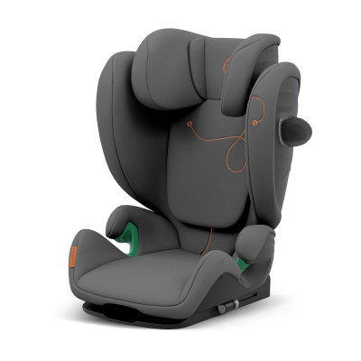 Cybex Solution G i-Fix - детское автокресло (от 3 до 12 лет / 100 - 150 см), с откидным подголовником, улучшенной вентиляцией и защитой от боковых ударов • Lava Grey (Comfort)