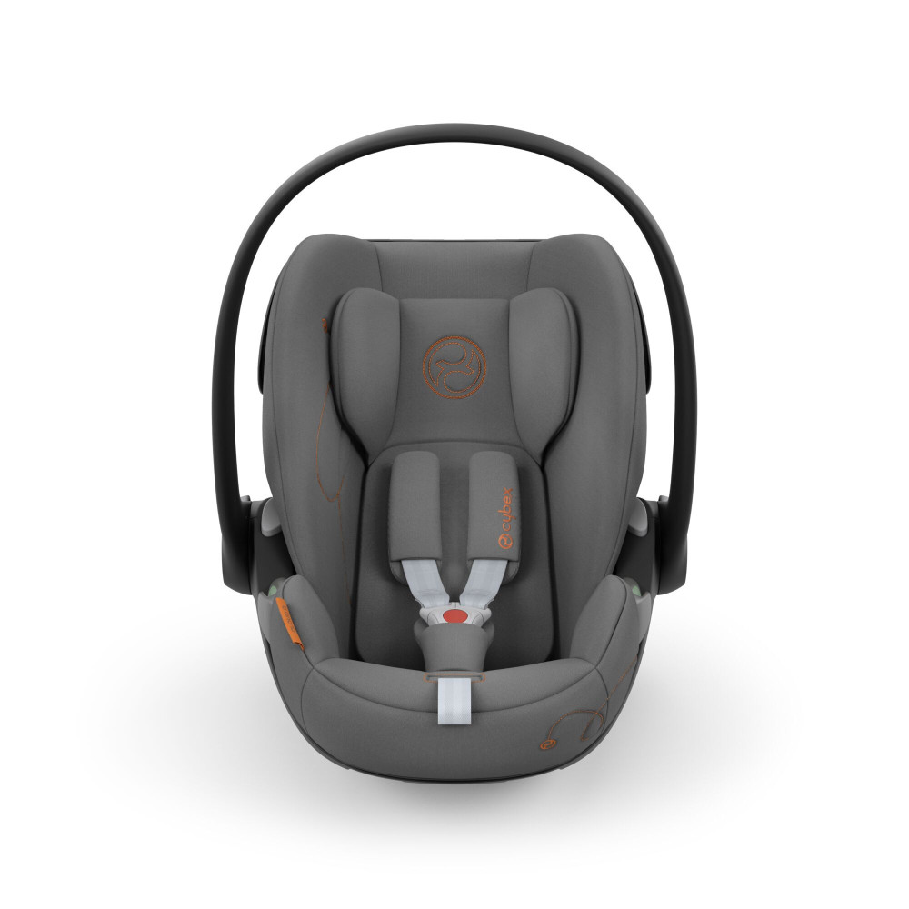 Cybex Cloud G i-Size - автокрісло для немовля i-Size (автолюлька), легке, розкладається до лежачого положення, дихаюча тканина Air Mesh (40 - 87 см) • Lava Grey (Comfort)